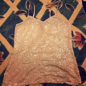 Sequin tank top